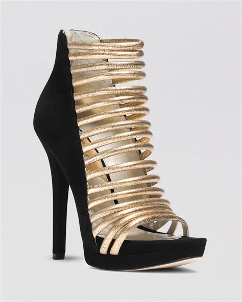 michael kors black and gold pumps|michael kors boots high heel.